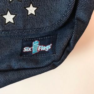 Six Flags Bags - Wonder Women Denim Crossbody Bag Six Flags Bags - Wonder Women Denim Crossbody Bag
